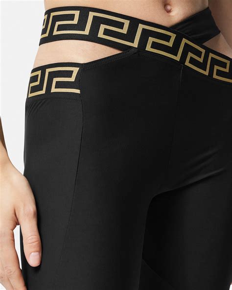 versace gym leggings